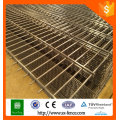 Double Wire Mesh Fence Panel / Ornamental Double Loop Wire Fence / Lattice Fence Panels